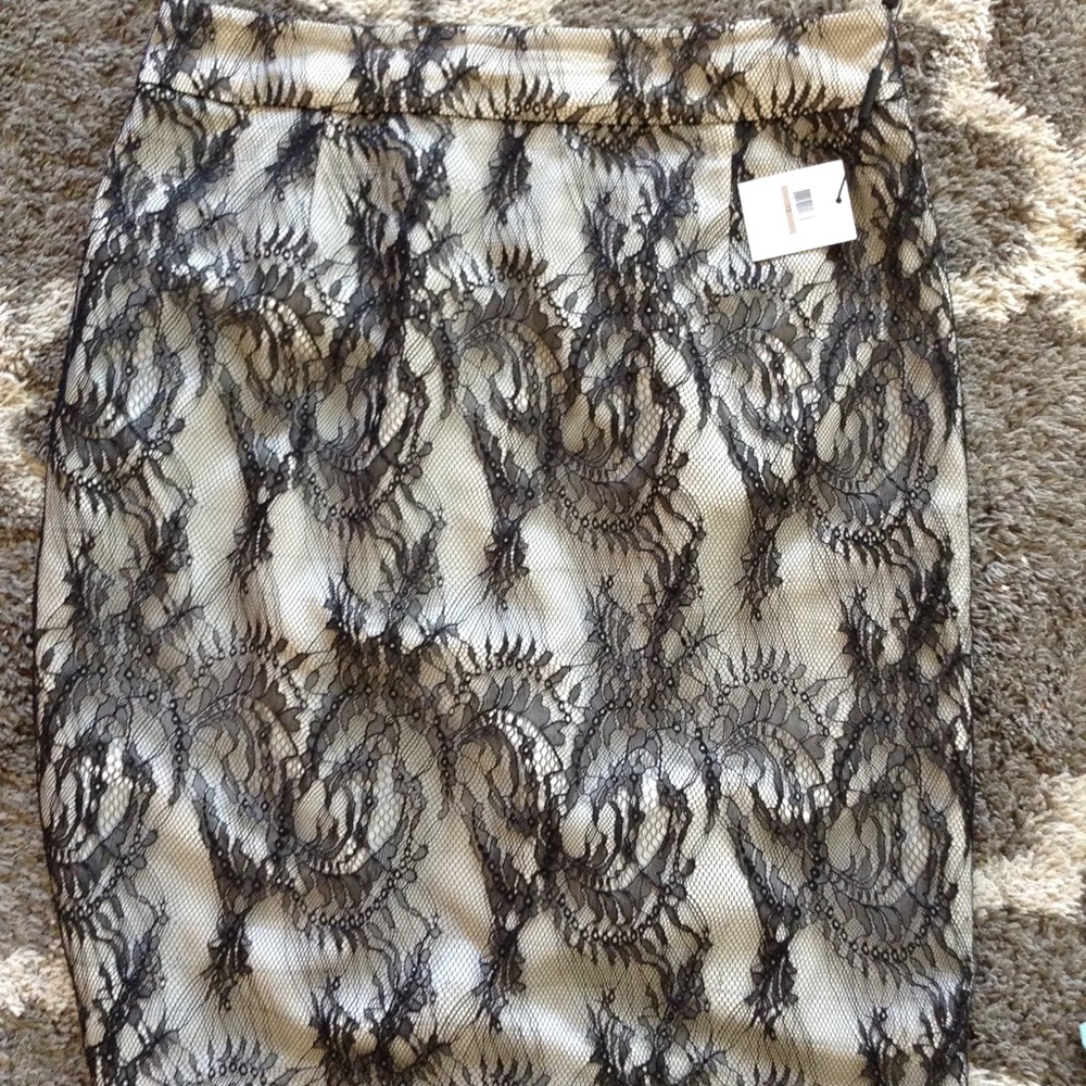 Calvin Klein lacy skirt NWT size 12